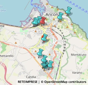 Mappa Via Palombare, 60127 Ancona AN, Italia (1.96385)