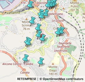 Mappa Via Palombare, 60127 Ancona AN, Italia (1.02278)