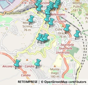 Mappa Via Palombare, 60127 Ancona AN, Italia (1.161)