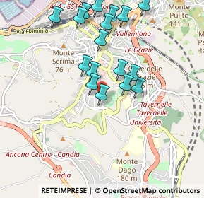 Mappa Via Palombare, 60127 Ancona AN, Italia (0.97)