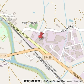 Mappa Via B. Ciurini, 47, 50051 Castelfiorentino, Firenze (Toscana)