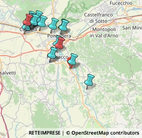 Mappa Via L. da Vinci, 56033 Capannoli PI, Italia (9.613)