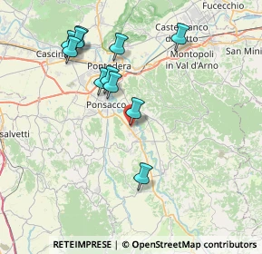 Mappa Via L. da Vinci, 56033 Capannoli PI, Italia (7.85)