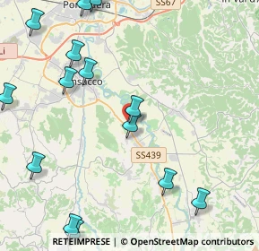 Mappa Via L. da Vinci, 56033 Capannoli PI, Italia (6.4925)