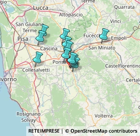 Mappa Via L. da Vinci, 56033 Capannoli PI, Italia (9.21182)