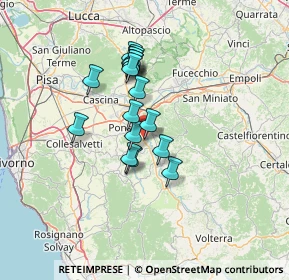 Mappa Via L. da Vinci, 56033 Capannoli PI, Italia (10.64765)