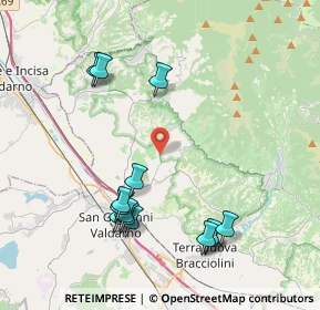 Mappa 0 Localita' Fossato, 52028 Terranuova Bracciolini AR (4.48214)