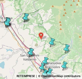 Mappa 0 Localita' Fossato, 52028 Terranuova Bracciolini AR (6.3635)