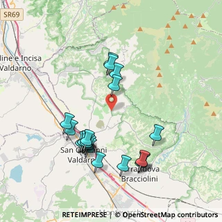Mappa 0 Localita' Fossato, 52028 Terranuova Bracciolini AR (4.0815)