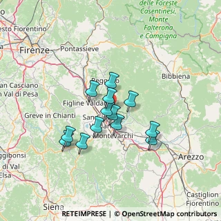 Mappa 0 Localita' Fossato, 52028 Terranuova Bracciolini AR (10.62308)