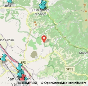 Mappa 0 Localita' Fossato, 52028 Terranuova Bracciolini AR (3.86923)
