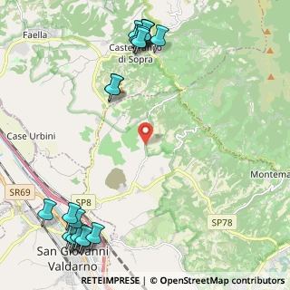 Mappa 0 Localita' Fossato, 52028 Terranuova Bracciolini AR (3.2385)