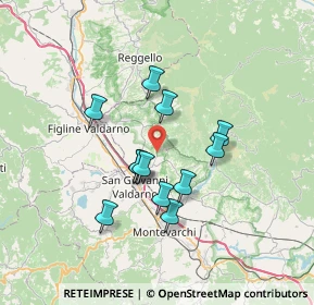 Mappa 0 Localita' Fossato, 52028 Terranuova Bracciolini AR (5.79667)