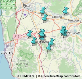 Mappa Via Guido Rossa, 57014 Collesalvetti LI, Italia (5.425)