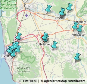 Mappa Via Guido Rossa, 57014 Collesalvetti LI, Italia (10.696)