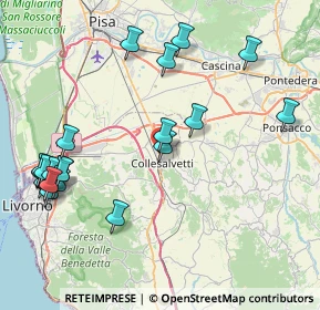 Mappa Via Guido Rossa, 57014 Collesalvetti LI, Italia (9.845)