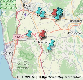 Mappa Via Guido Rossa, 57014 Collesalvetti LI, Italia (8.3715)