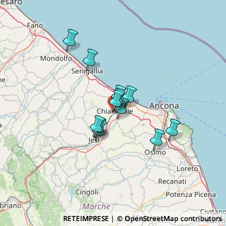 Mappa Via Rovereto, 60033 Chiaravalle AN, Italia (9.66167)