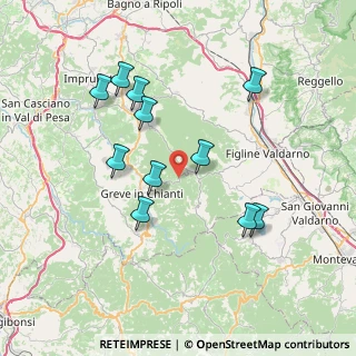 Mappa Via Convertoie, 50022 Greve in Chianti FI, Italia (7.44273)