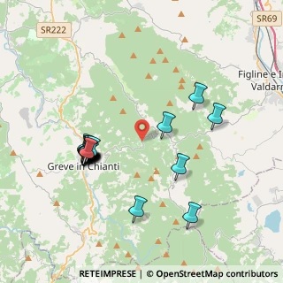 Mappa Via Convertoie, 50022 Greve in Chianti FI, Italia (3.9545)