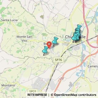 Mappa Via Eugenio Montale, 60030 Monte San Vito AN, Italia (2.21154)