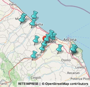 Mappa Via G. D Annunzio, 60037 Monte San Vito AN, Italia (12.96667)