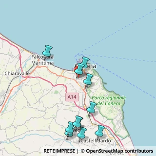 Mappa Via Monte Carpegna, 60127 Ancona AN, Italia (9.53)