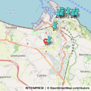 Mappa Via Monte Carpegna, 60127 Ancona AN, Italia (2.95833)