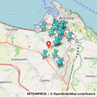 Mappa Via Monte Carpegna, 60127 Ancona AN, Italia (1.503)