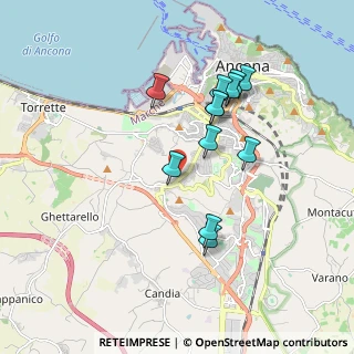 Mappa Via Monte Carpegna, 60127 Ancona AN, Italia (1.7)