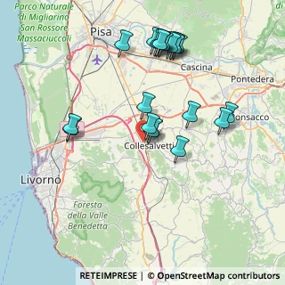 Mappa SP dei Poggi, 57014 Collesalvetti LI (8.051)