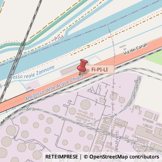 Mappa Via Dei Canali, 32/a, 57121 Livorno, Livorno (Toscana)