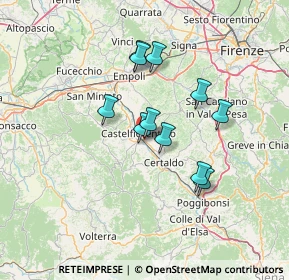 Mappa Via Giuseppe Brodolini, 50051 Castelfiorentino FI, Italia (11.26091)