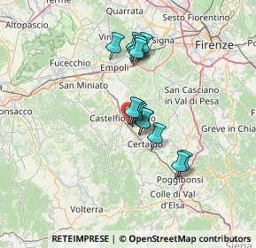 Mappa Via Giuseppe Brodolini, 50051 Castelfiorentino FI, Italia (10.69286)