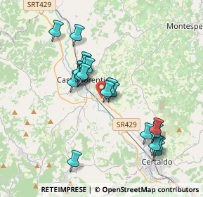 Mappa Via Giuseppe Brodolini, 50051 Castelfiorentino FI, Italia (3.517)