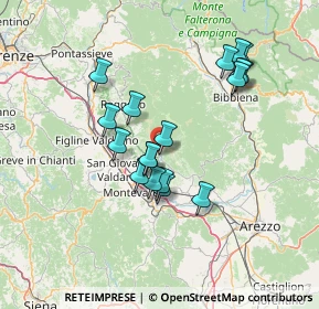Mappa Via d'Oliveto, 52024 Loro Ciuffenna AR, Italia (12.93167)