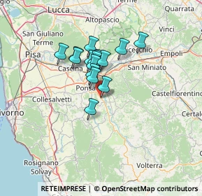 Mappa Capannoli, 56033 Capannoli PI, Italia (9.74)