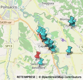 Mappa Capannoli, 56033 Capannoli PI, Italia (1.5685)