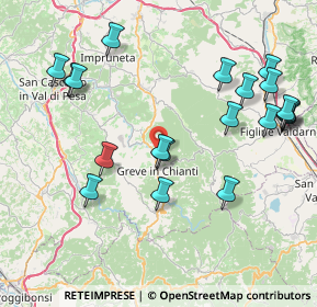 Mappa 50022 Greve in Chianti FI, Italia (9.4525)