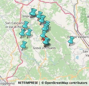 Mappa 50022 Greve in Chianti FI, Italia (5.92235)