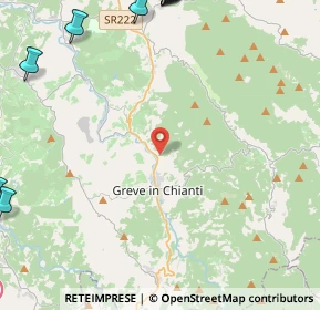 Mappa 50022 Greve in Chianti FI, Italia (7.60167)