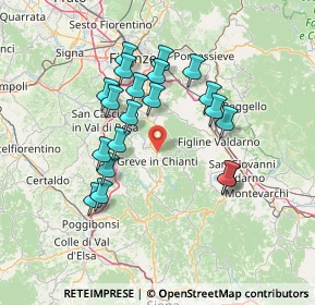 Mappa 50022 Greve in Chianti FI, Italia (13.2975)