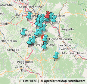 Mappa 50022 Greve in Chianti FI, Italia (11.569)