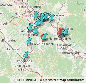 Mappa 50022 Greve in Chianti FI, Italia (12.9885)