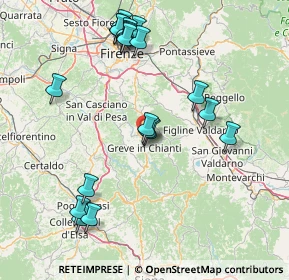 Mappa 50022 Greve in Chianti FI, Italia (17.521)