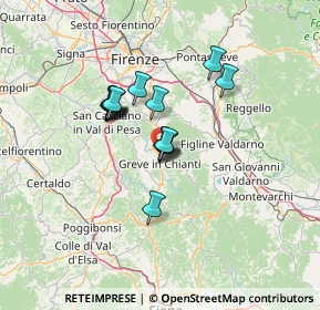 Mappa 50022 Greve in Chianti FI, Italia (9.84133)