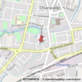 Mappa Via Tommasi, 17, 60033 Chiaravalle, Ancona (Marche)