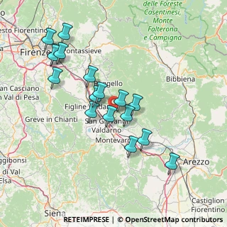 Mappa Piantravigne, 52028 Terranuova Bracciolini AR, Italia (14.91706)