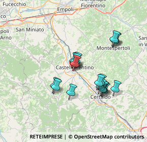 Mappa Via Nicola Pistelli, 50051 Castelfiorentino FI, Italia (6.32)