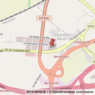 Mappa Via Massimo D'Antona, 6/M, 60033 Chiaravalle, Ancona (Marche)